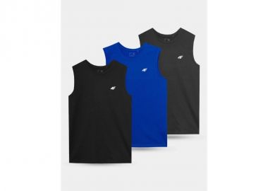 Men's sleeveless shirt SET OF 3 TSHIRT 4F 4FWSS25TSLEM28890S - 4f - 