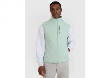 Men's sleeveless vest with standup collar 4F 4FWSS25TVJAM19447S - 4f - 