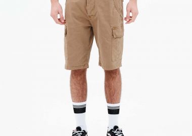 MEN'S STRETCH CARGO SHORTS ΜΠΕΖ - BASEHIT - 