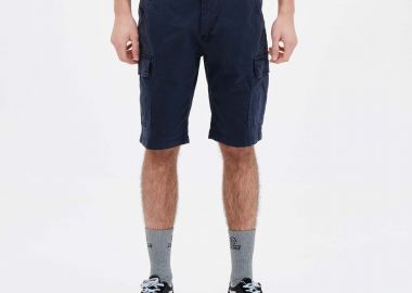 MEN'S STRETCH CARGO SHORTS ΜΠΛΕ - BASEHIT - 