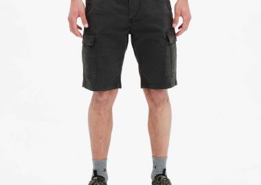 MEN'S STRETCH CARGO SHORTS ΠΡΑΣΙΝΟ - BASEHIT - 