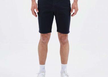 MEN'S STRETCH CHINO SHORTS ΜΠΛΕ - BASEHIT - 