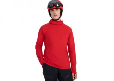 Men's thermal sweatshirt 4F M100 dark red 4FWAW25UBRUM100 61S - 4f - 