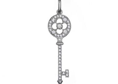 Μενταγιόν με Ζιργκόν Λευκόχρυσος Κ14 - 09086 -  - 