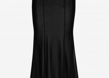 Mesh Maxi Skirt in Black - Cutcuutur - 