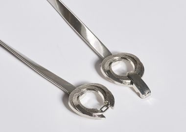 Μεταλλική Ελαστική Ζώνη με Διπλή Κυκλική Αγκράφα -  - 