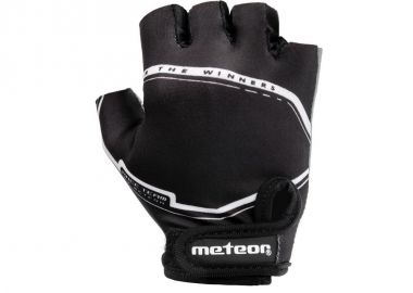 Meteor 23386-23388 Κοντά Γάντια Ποδηλασίας Παιδικά Μαύρα - Meteor - 