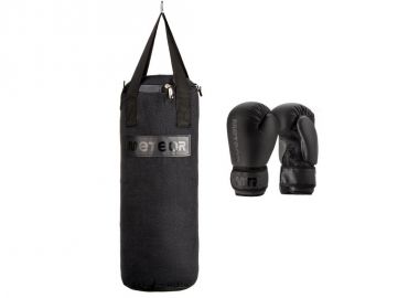 Meteor 6kg Punching Bag and 6oz Boxing Gloves Set - Meteor - 