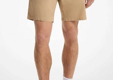 Michael Kors ανδρική βερμούδα chino Regular Fit - CS5304ZDR2 Μπεζ - MICHAEL KORS - 