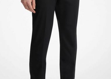 Michael Kors ανδρικό παντελόνι με τεχνολογία COOLMAX® Slim Fit - CT53054HVS Μαύρο - MICHAEL KORS - 