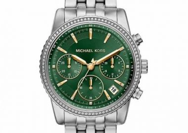 MICHAEL KORS Bryant Chronograph - MK7583, Silver case with Stainless Steel Bracelet - Michael Kors - 