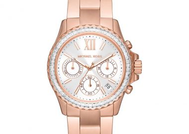 MICHAEL KORS Everest Chronograph - MK7213, Rose Gold case with Stainless Steel Bracelet - Michael Kors - 