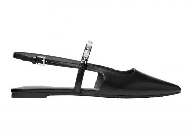 Michael Kors γυναικεία δερμάτινα flat slingback παπούτσια 