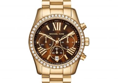 MICHAEL KORS Lexington Chronograph - MK7276, Gold case with Stainless Steel Bracelet - Michael Kors - 
