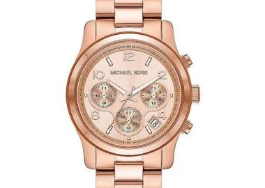 MICHAEL KORS Runway Chronograph - MK7324 Rose Gold case with Stainless Steel Bracelet - Michael Kors - 