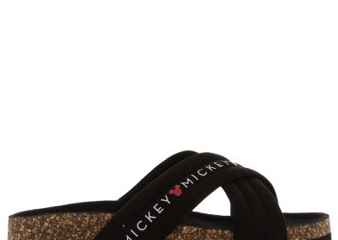 MICKEY MOUSE Πέδιλο Φελλός 36-41 - ΜΑΥΡΟ - Mickey Mouse - 