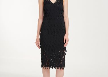 Midi Dress in Black - Cutcuutur - 