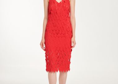 Midi Dress in Red - Cutcuutur - 