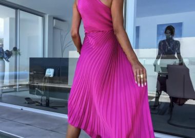 Midi Φόρεμα Iris Φουξ - Amelie's - 