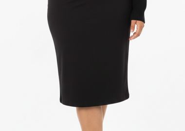 Midi pencil φούστα σε μαύρο χρώμα -  - 