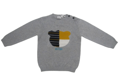 MIGNOLO ΠΑΙΔΙΚΗ ΠΛΕΚΤΗ ΜΠΛΟΥΖΑ 1136 - γκρι ΓΚΡΙ - OEM - 