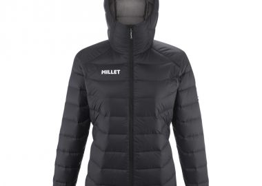 MILLET W Kamet Down Hoodie Jacket Black - Millet - 