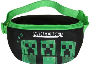 Minecraft Παιδικό Τσαντάκι Μέσης Πράσινο 22x14 cm Πράσινο - Minecraft - 