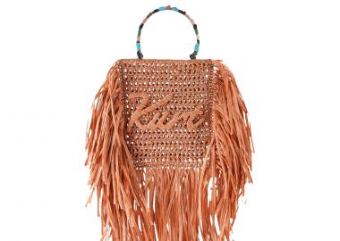 Mini Bags γυναικεία Kurt Geiger Πορτοκαλί 5568891999 Kurt Mini Tote Fringe 262 - Kurt Geiger - 