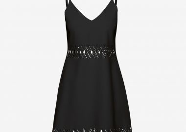 Mini Dress in Black - Cutcuutur - 