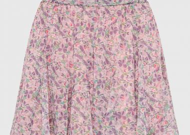 Mini φλοράλ φούστα με πιέτες - FUNKY BUDDHA - 