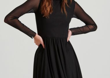 Μίνι φόρεμα με εωτερική φόδρα και τούλι - FUNKY BUDDHA - 