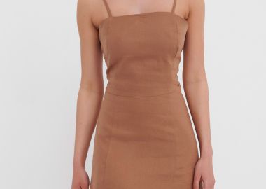 Μίνι φόρεμα με τιράντες - FUNKY BUDDHA - 