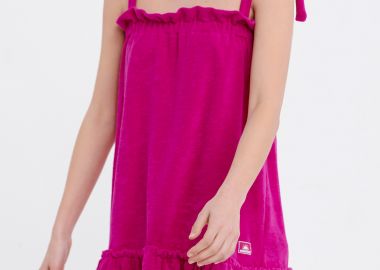 Μίνι φόρεμα σε πετσετέ ύφασμα - FUNKY BUDDHA - 