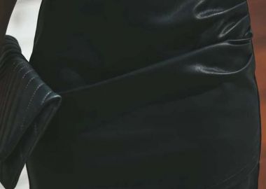 mini φούστα leatherette Beata black - PerfectDress.gr - 