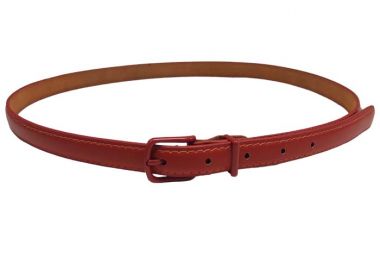 mini leather ζώνη Enzo tabac - PerfectDress.gr - 