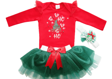 MINILOOX ΒΡΕΦΙΚΟ ΠΑΙΔΙΚΟ ΣΕΤ ΜΕ ΦΟΥΣΤΑ 1385 - κόκκινο ΚΟΚΚΙΝΟ - OEM - 