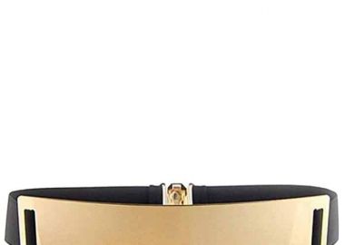 minimal golden plate ελαστική ζώνη Εve large - PerfectDress.gr - 