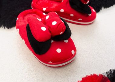 MINNIE RED DOT SLIPPERS -  - 