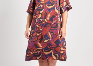 Μίντι φόρεμα σε εμπριμέ φλοράλ -  - 