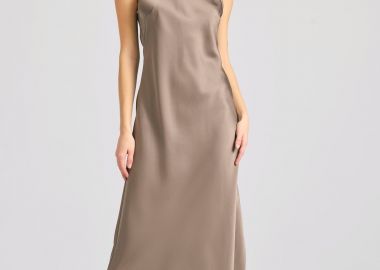 Μίντι φόρεμα σε γραμμή Άλφα - FUNKY BUDDHA - 