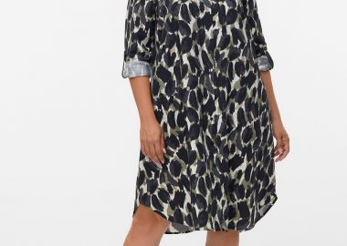 Μίντι φόρεμα σεμιζιέ εμπριμέ camouflage VERO MODA -  - 