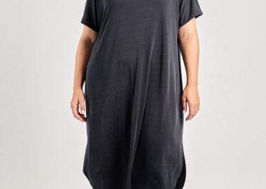 Μίντι φόρεμα σύμμεικτη βισκόζη -  - 