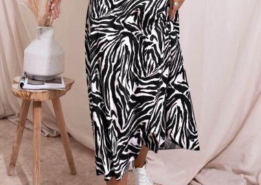 ΜΙΝΤΙ ΖΕΒΡΕ ΦΟΥΣΤΑ - JANE - fashionroom - 