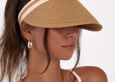 MINX STRAW SUN VISOR - sense-shop - 
