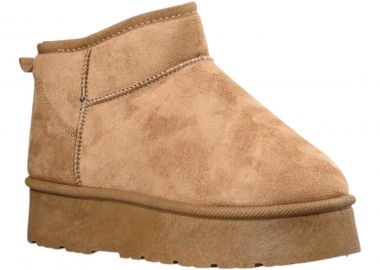 Miss NV Γυναικεία Μποτάκια casual Γούνα S41-20479-26 Κάμελ - Envie Shoes - 