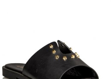 MISS NV Γυναικεία Πέδιλα Παντόφλες V96-15438-34 Mαύρο - MISS NV - 