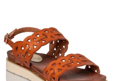 MISS NV Γυναικεία Πέδιλα V21-15256-28 Καφέ - MISS NV - 