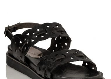 MISS NV Γυναικεία Πέδιλα V21-15256-34 Μαύρο - MISS NV - 