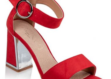 MISS NV Γυναικεία Πέδιλα V37-11405-30 Κόκκινο Καστόρι - MISS NV - 