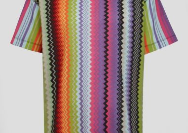 MISSONI Ανδρικό Πολύχρωμο Multicoloured Vertical T-Shirt - MISSONI - 